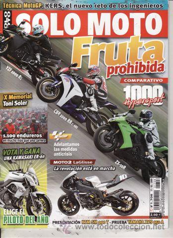 Coches y motocicletas: REVISTA SOLO MOTO ACTUAL N&ordm; 1706 A&Ntilde;O 2009.  PRUEBA: YAMAHA XVS 950. KTM SUPOERMOTO 990 T. COMPARATIV