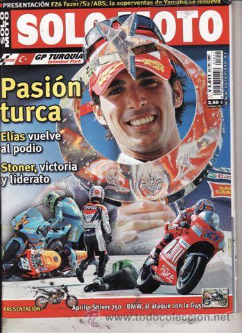 Coches y Motocicletas: REVISTA SOLO MOTO ACTUAL N&ordm; 1611 A&Ntilde;O 2007. PRUEBA: APRILIA SHIVER 750. PEUGEOT GEOPOLIS 125.