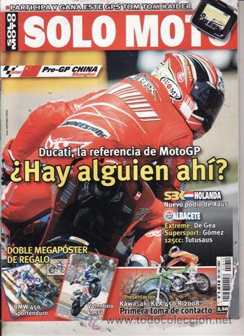 Voitures et Motocyclettes: REVISTA SOLO MOTO ACTUAL N&ordm; 1612 A&Ntilde;O 2007. PRU: KTM SUPERDUKE 990 R. KTM SUPERMOTO 950 R. KLX 450 R.