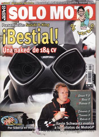 Autos und Motorr&auml;der: REVISTA SOLO MOTO ACTUAL N&ordm; 1626 A&Ntilde;O 2007. PRU:SUZUKI B-KING. SHERCO 2.5 I.COMP. MULTIESTRADA 1100 S