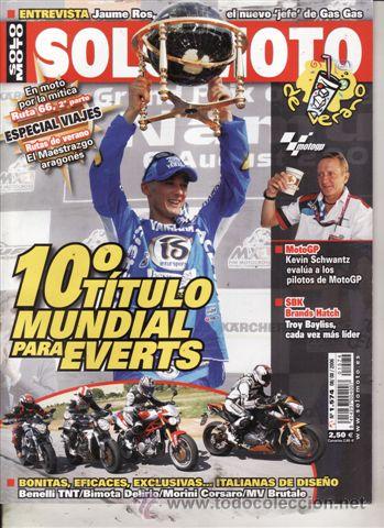 Autos und Motorr&auml;der: REVISTA SOLO MOTO ACTUAL N&ordm; 1574 A&Ntilde;O 2006. PRU:PIAGGIO LIBERTY 125 S. COMP.MV AUGUSTA BRUTALE 910 R.
