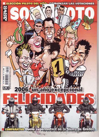 Autos und Motorr&auml;der: REVISTA SOLO MOTO ACTUAL N&ordm; 1594 A&Ntilde;O 2006. PRU: HONDA SCOOPY 300. COMP: APRILIA SXV 5.5, KTM 640 SM.