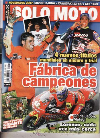 Coches y Motocicletas: REVISTA SOLO MOTO ACTUAL N&ordm; 1581 A&Ntilde;O 2006. PRUEBA: HONDA SW 400. PEUGEOT GEOPOLIS 250.
