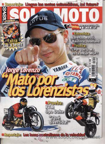 Cars and Motorcycles: REVISTA SOLO MOTO ACTUAL N&ordm; 1569 A&Ntilde;O 2008. PRUEBA: KTM 650 DUKE. KYMCO AGILITY 125.