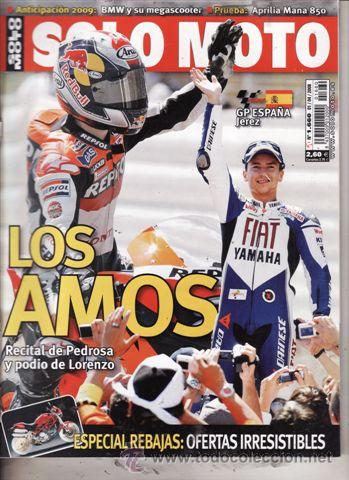 Voitures et Motocyclettes: REVISTA SOLO MOTO ACTUAL N&ordm; 1660 A&Ntilde;O 2008. PRUEBA: APRILIA MANA 850. PIAGGIO X7 250.