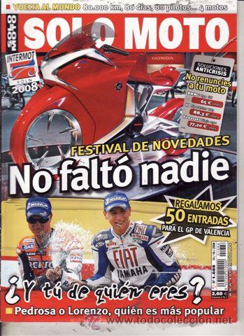 Voitures et Motocyclettes: REVISTA SOLO MOTO ACTUAL N&ordm; 1688 A&Ntilde;O 2008. PRUEBA: MV AUGUSTA BRUTALE 1078 RR.