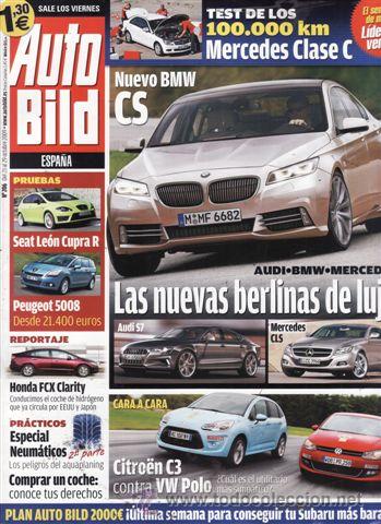 Cars and Motorcycles: REVISTA AUTO BILD N&ordm; 206 A&Ntilde;O 2009. COMPARATIVA: FORD GRAND C-MAX Y VOKSWAGEN TOURAN. CITROEN C3 VTI