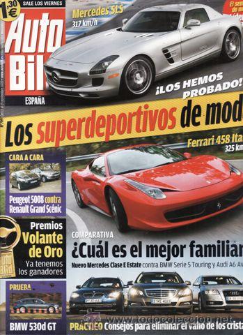 Coches y Motocicletas: REVISTA AUTO BILD N&ordm; 209 A&Ntilde;O 2009. COMPARATIVA: PEUGEOT 5008 1.6 VTI Y RENAULT G. SC&Eacute;NIC 1.4 TCE. ME