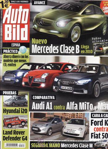 Automobili e Motociclette: REVISTA AUTO BILD N&ordm; 163 A&Ntilde;O 2008. COMPARATIVA: FIAT 500 Y FORD KA. COMPARATIVA: ALFA ROMEO MITO 1.4