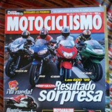 Coches y Motocicletas: REVISTA MOTOCICLISMO Nº 1606 AÑO 1998. COMPARATIVA: HONDA CBR 600, YAMAHA R-6, SUZUKI GSX 600 R Y K