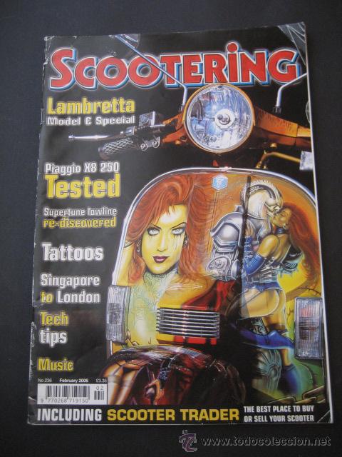 Autos und Motorr&auml;der: REVISTA SCOOTERING N&ordm; 236 FEBRERO 2006 EN INGLES. VESPA - LAMBRETTA - SCOOTER