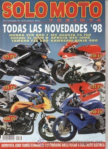 Voitures et Motocyclettes: REVISTA SOLO MOTO TREINTA N&ordm; 177 A&Ntilde;O 1997. PRU:KAWASAKI ELIMINATOR 125.LAVERDA SFX 750.HONDA SL 230.
