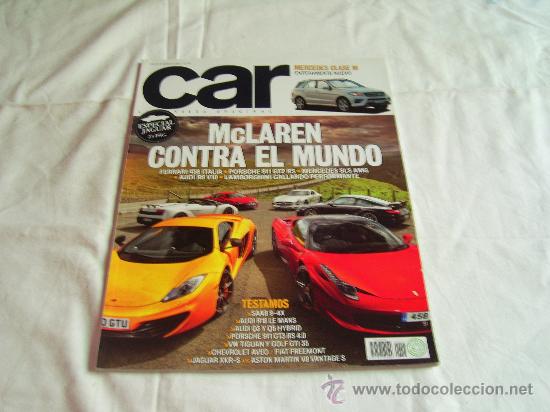 Coches y Motocicletas: CAR N&ordm; 53: McLAREN CONTRA EL MUNDO, FERRARI 458, PORSCHE 911, AUDI R8, LAMBORGHNI GALLARDO cr