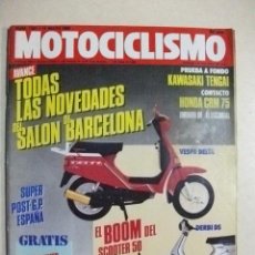 Coches y Motocicletas: MOTOCICLISMO Nº 1107 – KAWASAKI TENGAI – HONDA CRM 75 – VESPA DELTA – YAMAHA ACTIVE – DERBI DS. Lote 35610989
