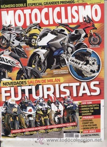 Autos und Motorr&auml;der: REVISTA MOTOCICLISMO N&ordm; 2178 A&Ntilde;O 2009. PRUEBA: HONDA CBF 1000. HYOSUNG COMET 650. KTM 450 SMR.