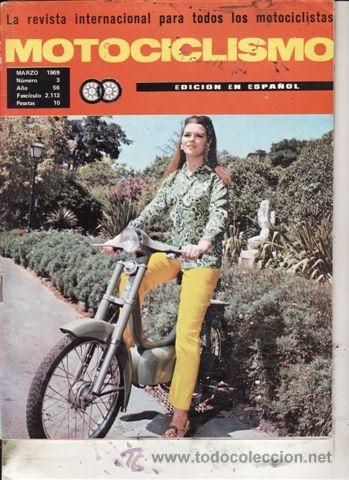 Carros e motociclos: REVISTA MOTOCICLISMO N&ordm; MARZO A&Ntilde;O 1969. PRUEBA: HONDA 50 C 100.