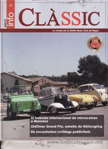 Voitures et Motocyclettes: REVISTA INFO CL&Aacute;SSIC N&ordm; 63 A&Ntilde;O 2007.