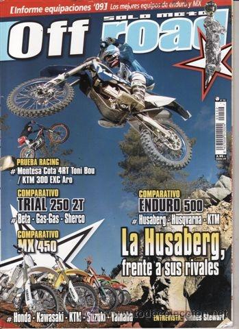 Coches y Motocicletas: REVISTA SOLO MOTO OFF ROAD. PRUEBA RACING: MONTESA COTA 4RT TONI BOU. KTM 300 EXC ARO. COMPARATIVA: