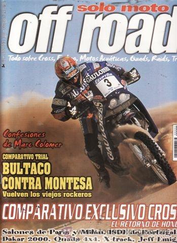Autos und Motorr&auml;der: REVISTA SOLO MOTO OFF ROAD N&ordm; 2. COMP: YAMAHA YZ 250, KTM SX 250, HUSQVARNA CR 250, HONDA CR 250.
