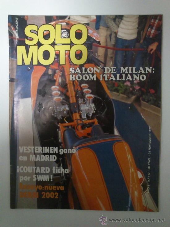 Voitures et Motocyclettes: oferta *_* REVISTA SOLO MOTO  N&ordm; 117 A&Ntilde;O 1977
