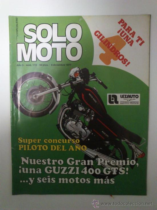 Voitures et Motocyclettes: oferta *_* REVISTA SOLO MOTO  N&ordm; 119 A&Ntilde;O 1977