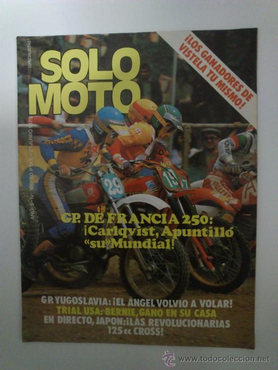 Voitures et Motocyclettes: oferta *_* REVISTA SOLO MOTO  N&ordm; 196 A&Ntilde;O 1979