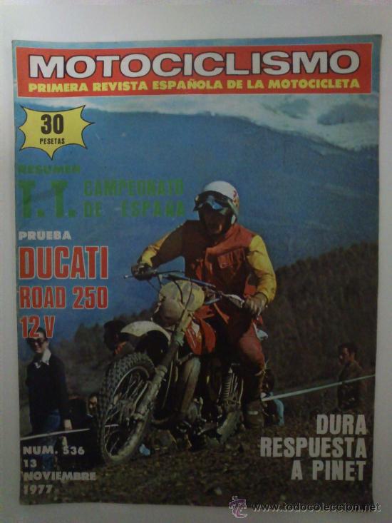 Voitures et Motocyclettes: oferta *_* REVISTA MOTOCICLISMO  N&ordm; 536 A&Ntilde;O 1977