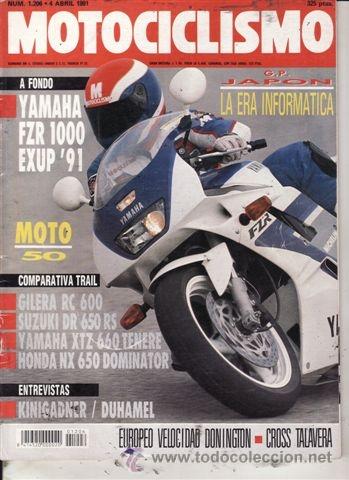 Autos und Motorr&auml;der: REVISTA MOTOCICLISMO N&ordm; 1206 A&Ntilde;O 1991. PRU: YAMAHA FZR 1000. YAMAHA WR 250. COMP: YAMAHA XTZ 660.