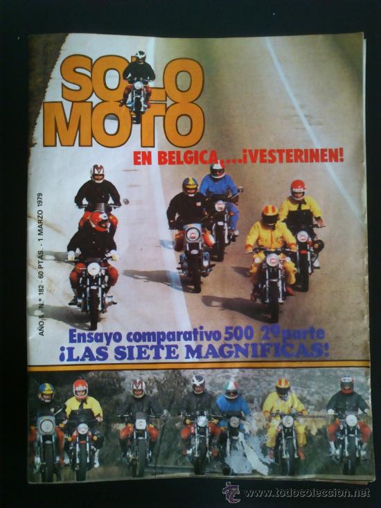 Voitures et Motocyclettes: oferta *_* REVISTA SOLO MOTO  N&ordm; 182 A&Ntilde;O 1979
