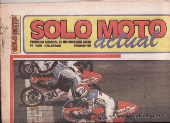 Voitures et Motocyclettes: REVISTA SOLO AUTO N&ordm; 548 A&Ntilde;O 1986.