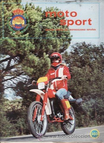 Voitures et Motocyclettes: REVISTA MOTO SPORT N&ordm; 103 A&Ntilde;O 1979.