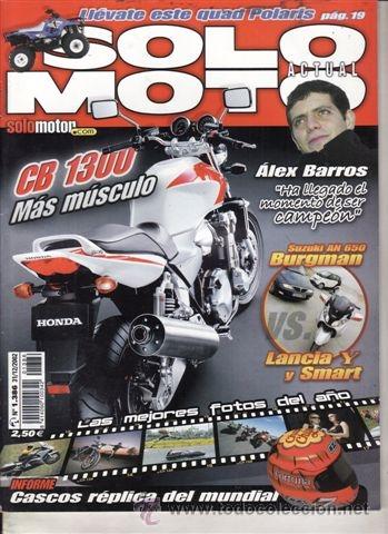 Autos und Motorr&auml;der: REVISTA SOLO MOTO ACTUAL N&ordm; 1386 A&Ntilde;O 2002.