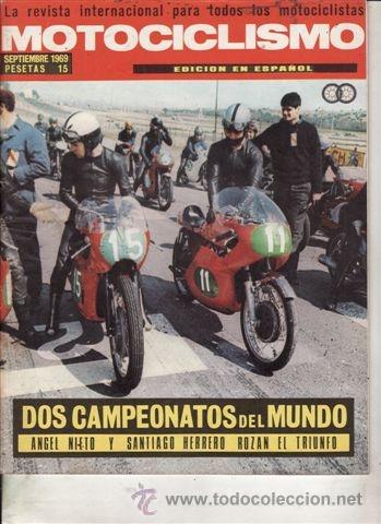 Coches y Motocicletas: REVISTA MOTOCICLISMO N&ordm; SEPTIEMBRE A&Ntilde;O 1969. PRUEBA: MINI MONTESA.