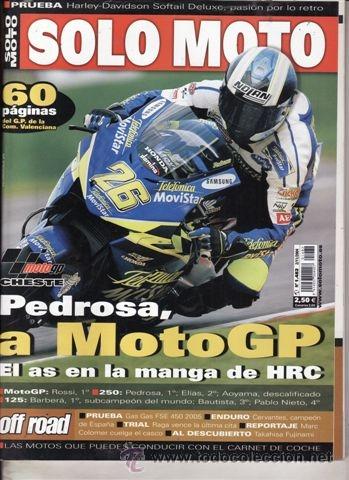 Voitures et Motocyclettes: REVISTA SOLO MOTO ACTUAL N&ordm; 1482 A&Ntilde;O 2004. PRU:HARLEY DAVIDSON FLSTNI SOFTAIL DELUXE. HONDA FMX 650.
