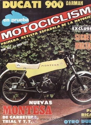 Voitures et Motocyclettes: REVISTA MOTOCICLISMO N&ordm; 507 A&Ntilde;O 1977.