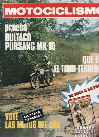 Voitures et Motocyclettes: REVISTA MOTOCICLISMO N&ordm; 494 A&Ntilde;O 1977. PRUEBA: PURSANG 250 MK 10.