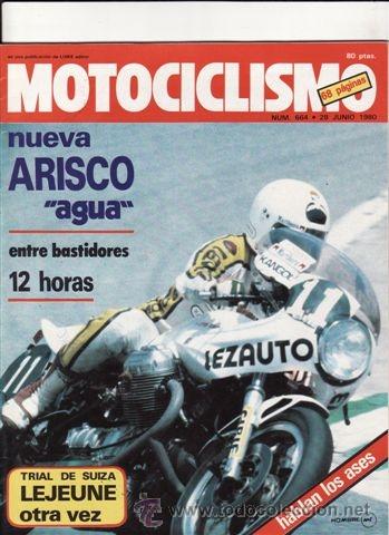 Voitures et Motocyclettes: REVISTA MOTOCICLISNO N&ordm; 664 A&Ntilde;O 1980. PRUEBA: FANTIC 125 CROSS. MAICO 760 TT MONO. ANCILLOTTI CROSS