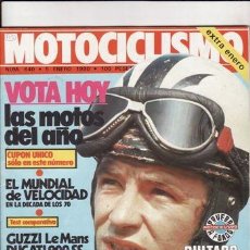 Coches y Motocicletas: REVISTA MOTOCICLISMO Nº 640 AÑO 1980. PRUEBA: BULTACO METRALLA GTS. COMPARATIVA: MOTO GUZZI LE MANS,. Lote 43859685
