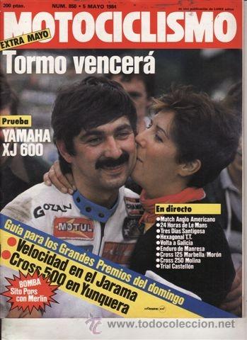 Automobili e Motociclette: REVISTA MOTOCICLISMO N&ordm; 850 A&Ntilde;O 1984. PRUEBA: YAMAHA XJ 600.