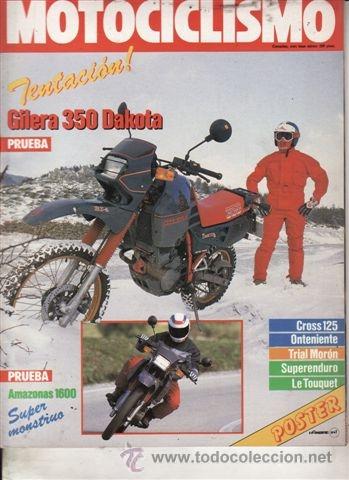 Voitures et Motocyclettes: REVISTA MOTOCICLISMO N&ordm; 993 A&Ntilde;O 1987. PRUEBA: DAKOTA 350. AMAZONAS 1600. RACING: JJ COBAS 125.