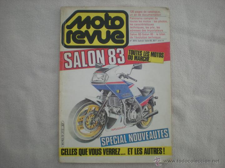 Voitures et Motocyclettes: Moto Revue_Special Salon 83_Revista Francesa n&ordm; 2619_a&ntilde;o 1983