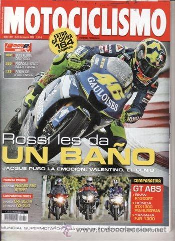 Autos und Motorr&auml;der: REVISTA MOTOCICLISMO N&ordm; 1941 A&Ntilde;O 2005.PRU:APRILIA PEGASO 650 STRADA.CO:BMW R 1200 RT.YAMAHA FJR 1300