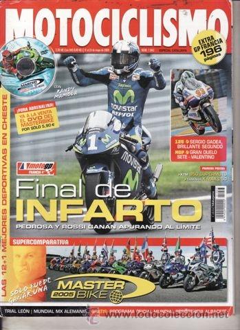 Autos und Motorr&auml;der: REVISTA MOTOCLISMO N&ordm; 1943 A&Ntilde;O 2005. PRUEBA: KTM 950 SUPERMOTO. SYM MIO 50. MASTER BIKE.