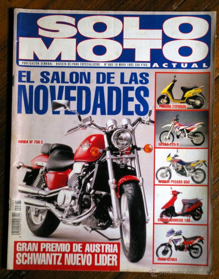 Autos und Motorr&auml;der: SOLO MOTO n&ordm; 885 - 19 MAYO 1993, excelente estado