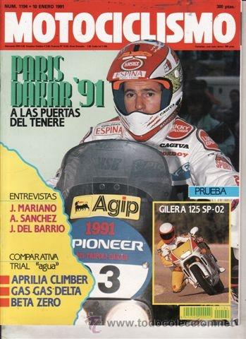 Voitures et Motocyclettes: REVISTA MOTOCICLISMO N&ordm; 1194 A&Ntilde;O 1991. PRU: GILERA SP 02. HONDA NSR INYECCION. COMP: BETA ZERO