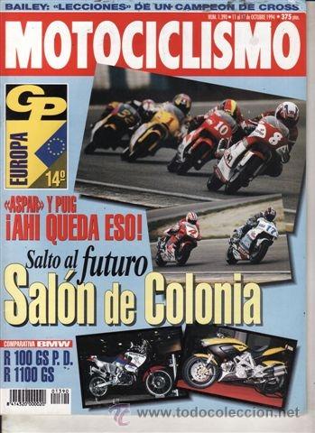 Autos und Motorr&auml;der: REVISTA MOTOCICLISMO N&ordm; 1390 A&Ntilde;O 1994. COMPARATIVA: BMW R 100 GS PD Y BMW R 1100 GS.