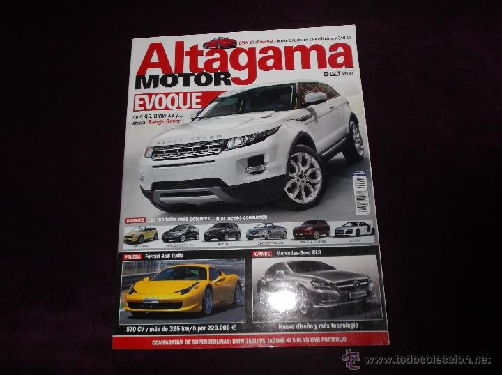 Coches y motocicletas: ALTAGAMA MOTOR N&ordm; 95:FERRARI 458 ITALIA, MERCEDES CLS, AUDI Q5, BMW X3, RANGE ROVER, INFINITY G37