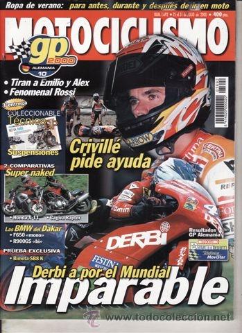 Voitures et Motocyclettes: REVISTA MOTOCICLISMO N&ordm; 1692 A&Ntilde;O 2000. PRUEBA: BIMOTA SB8K. COMPARATIVA: HONDA X 11 Y CAGIVA RAPTOR.