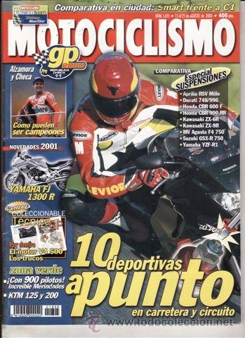 Voitures et Motocyclettes: REVISTA MOTOCICLISMO N&ordm; 1695 A&Ntilde;O 2000. PRUEBA: YAMAHA FJ 1300. COMP: KTM EXX 125 T KTM EXC 200.