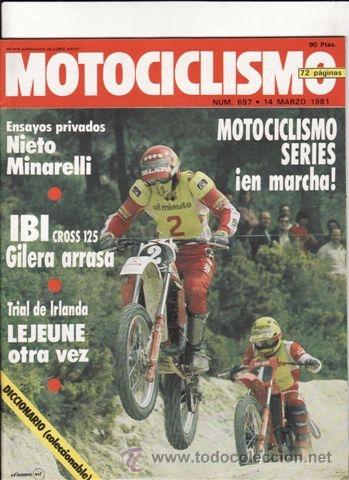 Voitures et Motocyclettes: REVISTA MOTOCICLISMO N&ordm; 697 A&Ntilde;O 1981. PRUEBA: GORI 500 G81. VILLA 125 TT. MERLIN DG 2.
